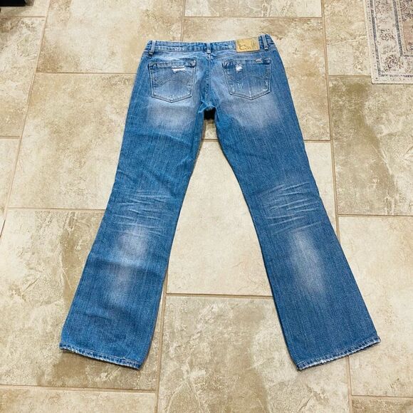 Cult of Individuality Bohemi Bootcut Distressed Jeans 30x30 EUC Stretch - Picture 12 of 12
